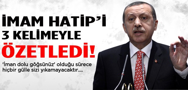 Erdoğan'ın dilinden 3 kelimeyle İHL