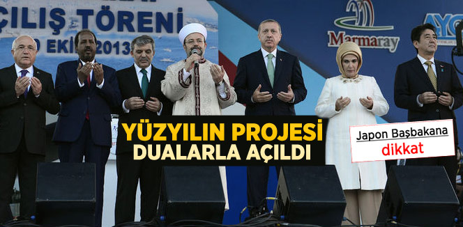 Asrın Projesi "Marmaray" Dualarla Açıldı