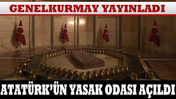Atatürk'ün Anıtkabir'deki Mezar Odası Açıldı