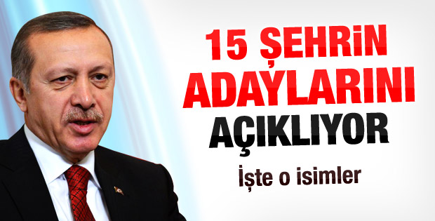 Erdoğan yeni belediye başkan adaylarını açıklıyor