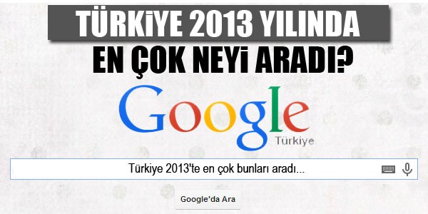 Türkiye 2013'te en çok neyi aradı?