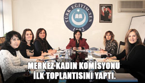 Türk Eğitim-Sen Kadınlar Komisyonu Toplandı