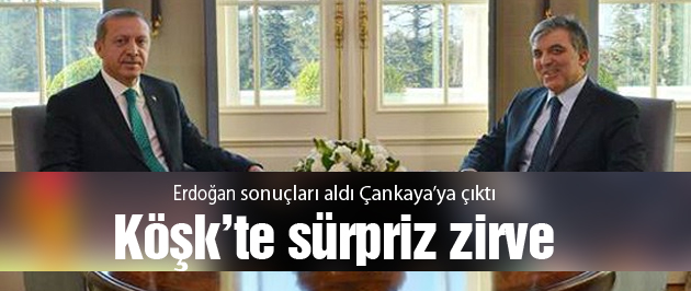 Çankaya'ya Erdoğan'dan sürpriz ziyaret