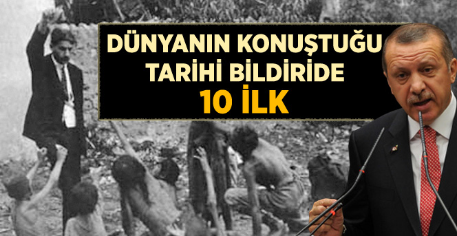 Erdoğan'ın Tarihi Ermeni Taziyesinde 10 İlk