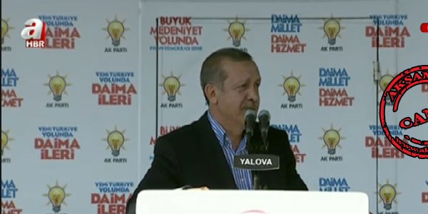 Başbakan Erdoğan Yalova mitinginde konuştu