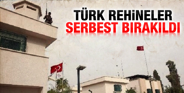 Musul'da rehin alınan Türk diplomatlar serbest bırakıldı