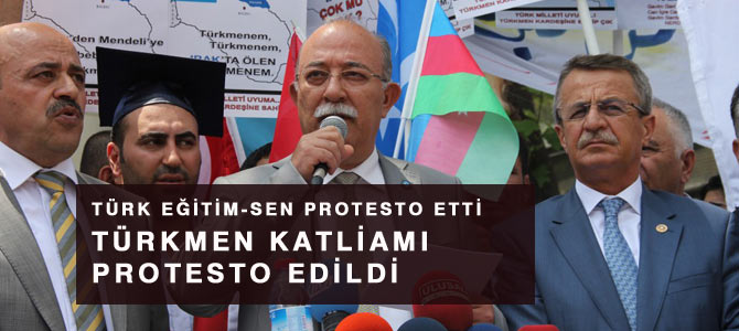 Türkmen Katliamı Ankara'da Protesto Edildi