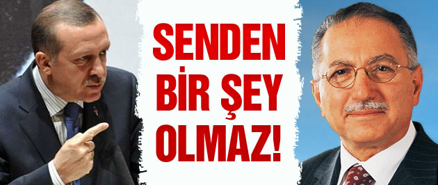 Erdoğan, İhsanoğlu'na çok sert yüklendi