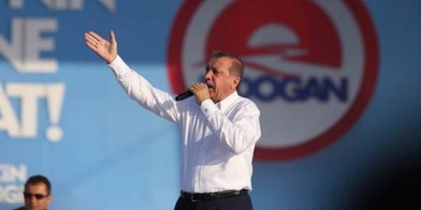 Erdoğan miting alanında vasiyetini açıkladı