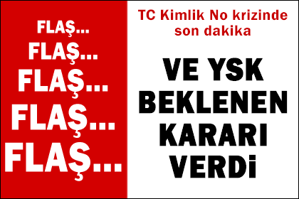 İşte YSK'nın kararı