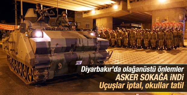 Diyarbakır'da sokağa çıkma yasağı