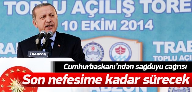Erdoğan'dan sağduyu ve barış çağrısı