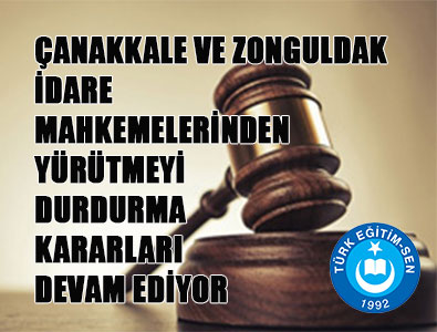 Müdür Değerlendirmede YD Kararı Çanakkale ve Zonguldak