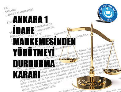 Ankara'da Müdür Değerlendirmede YD Kararı