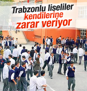 Trabzon'da liselilerde davranış bozuklukları görüldü