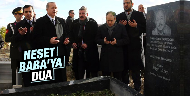 Erdoğan Neşet Ertaş'ın kabrinde dua etti