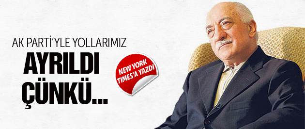 Fethullah Gülen'den New York Times için olay yazı