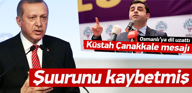 Erdoğan'dan Demirtaş'a 'Çanakkale' çıkışı