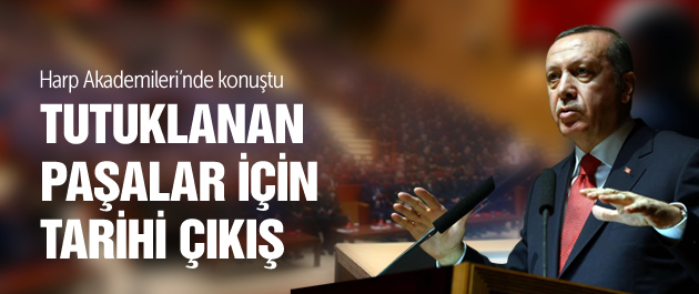 Erdoğan'dan subaylara tarihi cemaat açıklamaları!