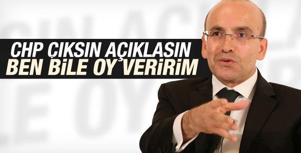Mehmet Şimşek: Kaynağını açıklasınlar CHP'ye oy vereceğim