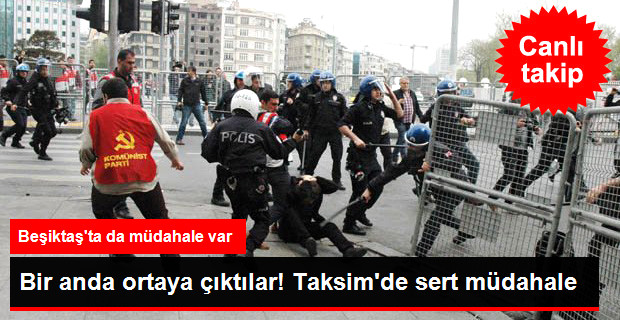 İstanbul'da 1 Mayıs! Polis Müdahalesi Başladı