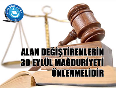 Alan Değiştirenlerin 30 Eylül Mağduriyeti Önlenmelidir