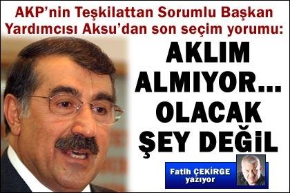 ''Aklım almıyor... Olacak şey değil.