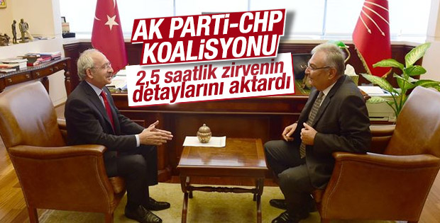 Deniz Baykal Kemal Kılıçdaroğlu ile görüştü