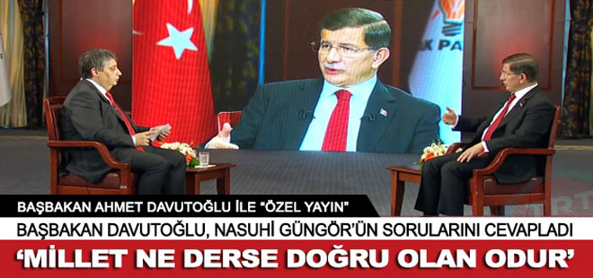 Davutoğlu'dan 'Koalisyon' Açıklaması