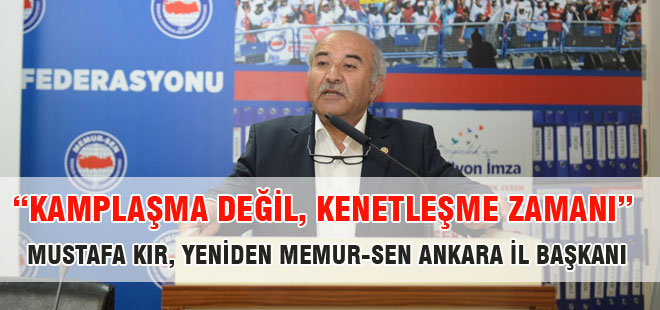 Mustafa Kır: Gün Kenetleşme Günüdür!