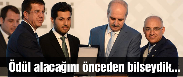 Nihat Zeybekçi'den Rıza Sarraf'a ödül açıklaması