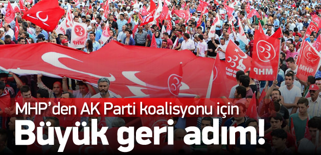 MHP’den AK Parti koalisyonu için büyük geri adım