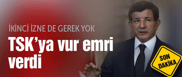 Davutoğlu son dakika TSK IŞİD operasyon açıklama