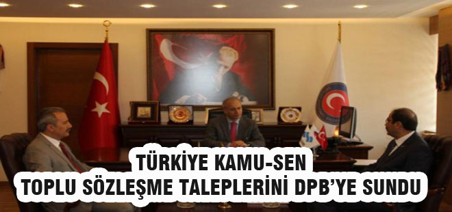 Türkiye Kamu-Sen Taleplerini DPB'ye Sundu
