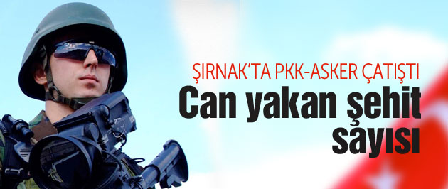TSK - PKK çatışması şehit haberleri var