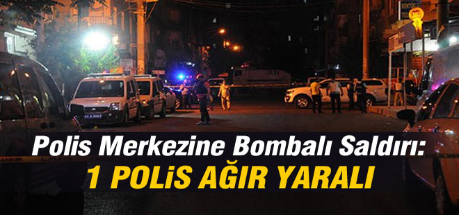 Polis Merkezine Bombalı Saldırı: 1 Polis Ağır Yaralı