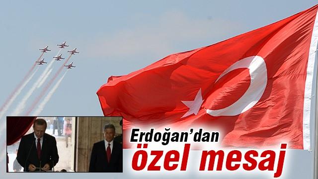 Erdoğan'dan zaferin 93. yılına özel mesaj
