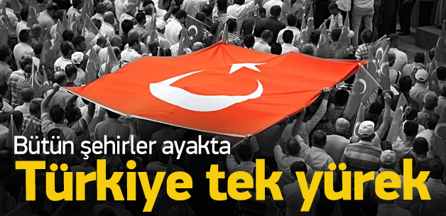 Türkiye'de teröre lanet yürüyüşleri