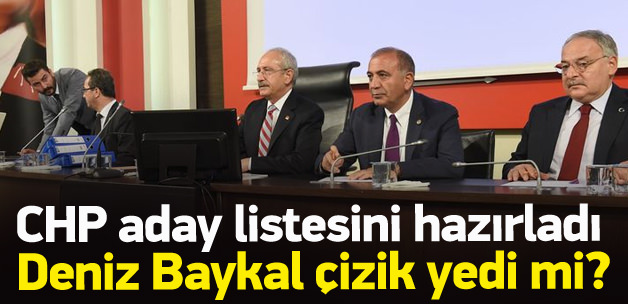 CHP milletvekili aday listesini netleştirdi