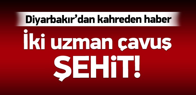 Diyarbakır'da askerlere hain saldırı: 2 şehit!