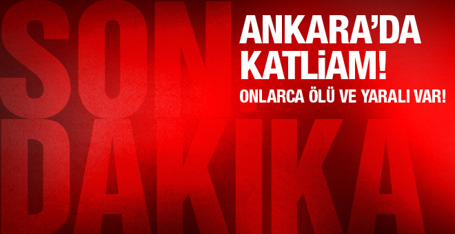 Ankara'da mitingde patlama! Onlarca ölü ve yaralı var!
