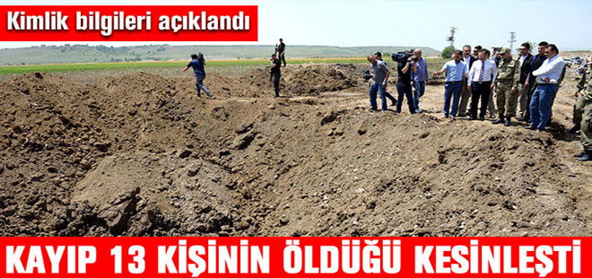 Diyarbakır'da kayıp 12 köylü için acı haber!