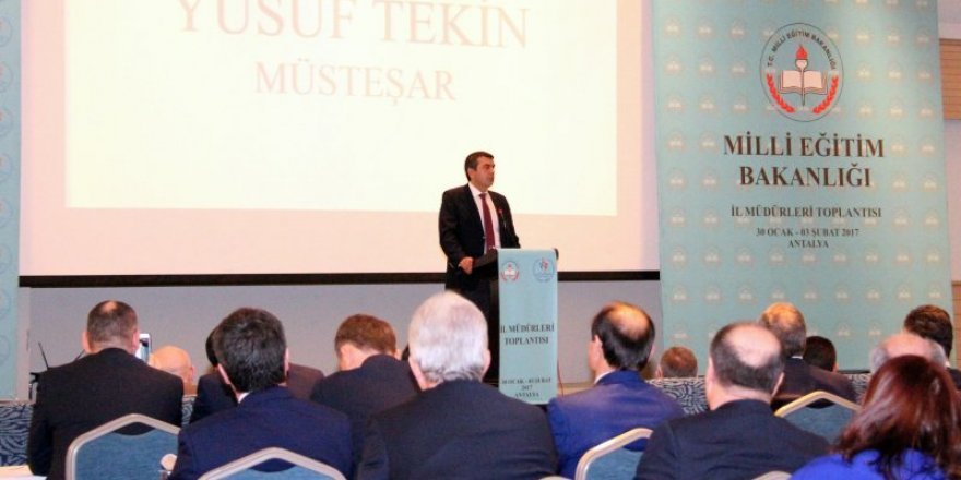 İl millî eğitim müdürleri toplantısı Antalya’da başladı