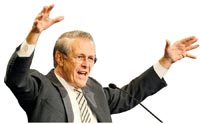 "Rumsfeld'in cebi grip yayıldıkça doluyor"