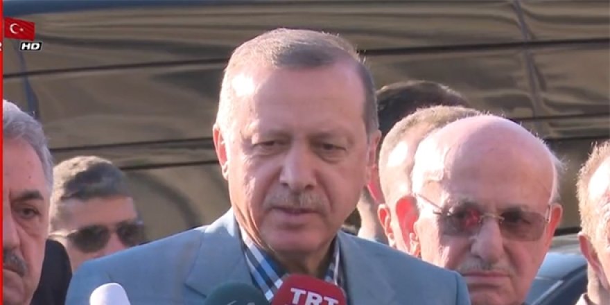Cumhurbaşkanı Erdoğan'dan Bayram Namazı Çıkışı Açıklamalar