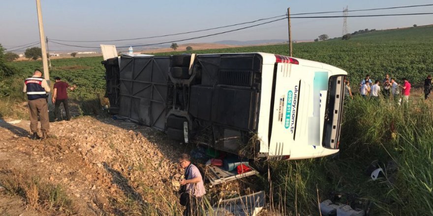 Balıkesir’de otobüs kazası: 1 ölü 40 dan fazla yaralı