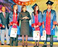 Çubukçudan yabancı öğrencilere diploma