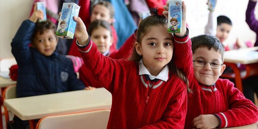 32 bin okulda, 6 milyon öğrenciye süt dağıtılacak