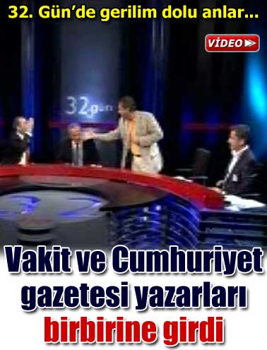 Vakit ve Cumhuriyet yazarları birbirine girdi!