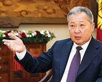 Gül'ün ziyareti öncesi Kırgız Lider Bakiyev'den sıcak mesajlar: İlişkilerimiz her türlü menfaatin üstündedir